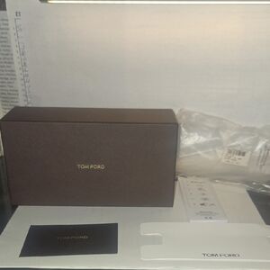 Tom Ford Dark Brown Box with Accessories 7.5" length x 4" width x 3.25" height